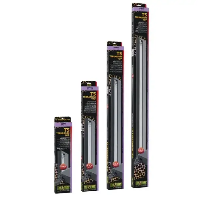 Exo Terra T5HO UVB Fixture (sizes)
