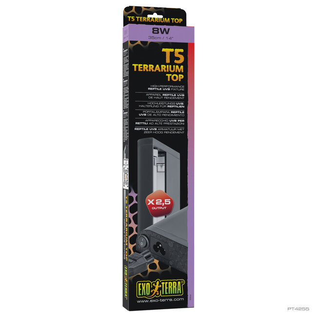 Exo Terra T5HO UVB Fixture (sizes)