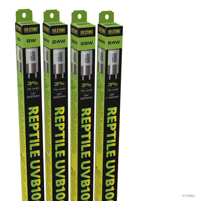 Exo Terra Reptile UVB100 3% T5VHO (sizes)