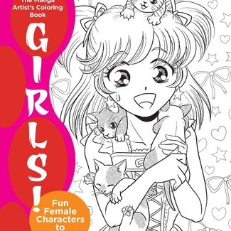 Girls! The Manga Artist's Coloring Book