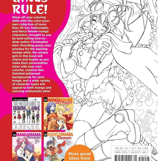 Girls! The Manga Artist's Coloring Book