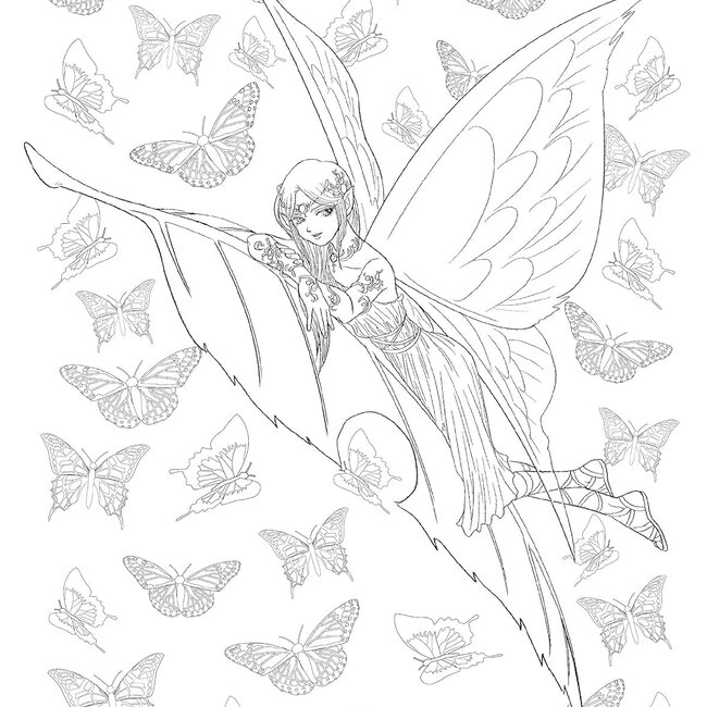 Girls! The Manga Artist's Coloring Book