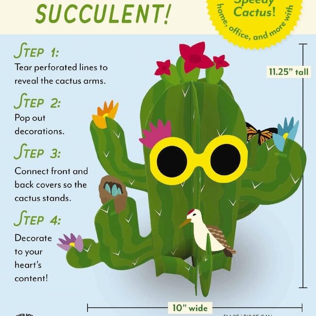 The Speedy Cactus: Make Any Room Look Sharp, Board book – Pop up