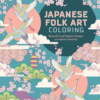 Japanese Folk Art Coloring Book: Beautiful and Elegant Designs to Inspire Creativity