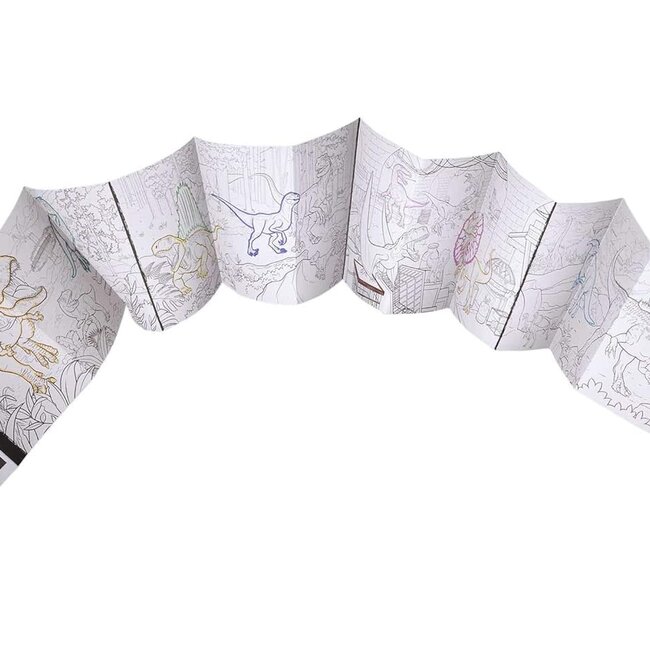 Jurassic World Dominion: Danger: Dinosaur Sightings: Coloring and Activity Book with Pull-out Poster