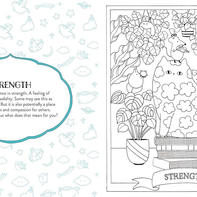 Kawaii Tarot Coloring Book: Color your way through the cutest of tarot cards