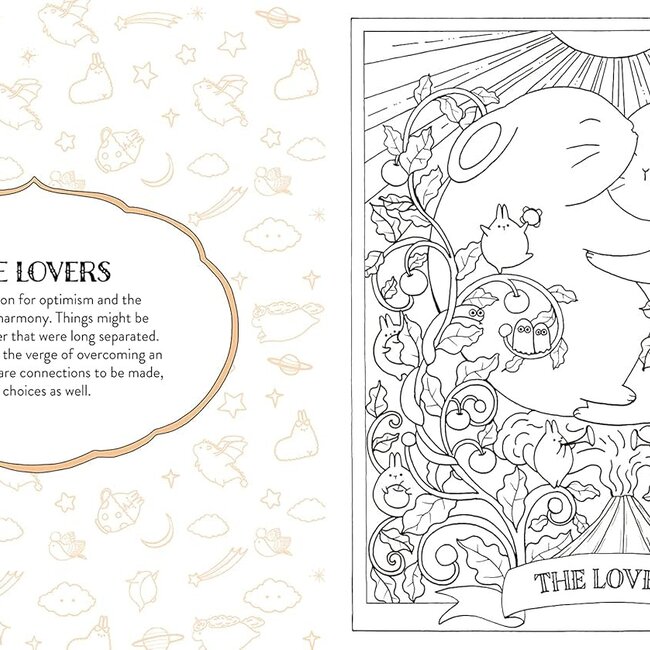 Kawaii Tarot Coloring Book: Color your way through the cutest of tarot cards