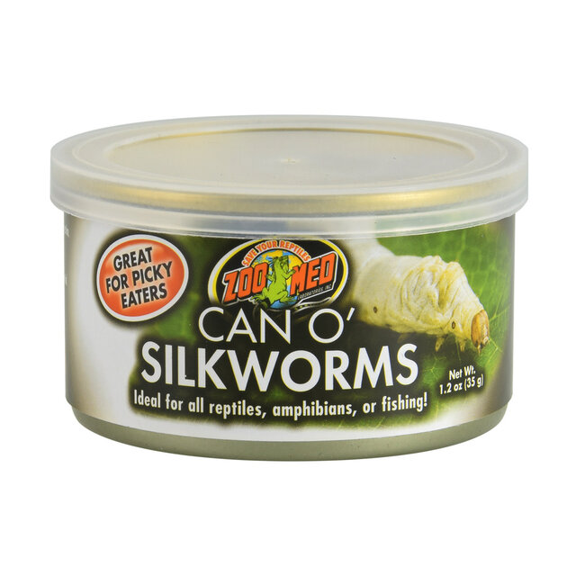 Zoo Med Can O Silkworms 1.2oz