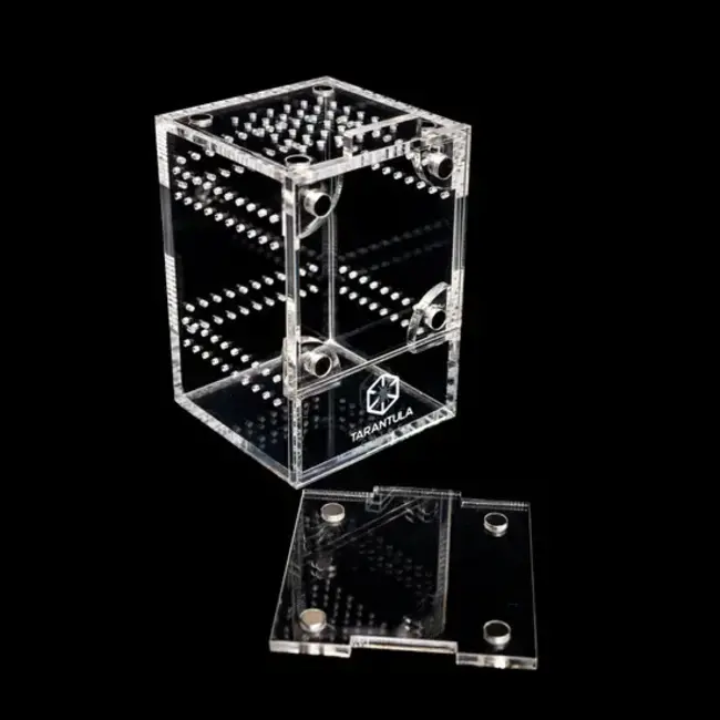Tarantula Cribs Treehouse Mini 2x2x3 Front Opening Tarantula Cribs