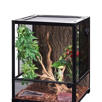 ReptiZoo 18" x 18" x 24" Terrarium Glass Hinge Door  *SHIPPABLE* Flat Packed Knock Down