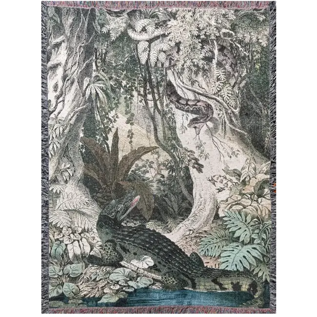Gator Jungle Blanket