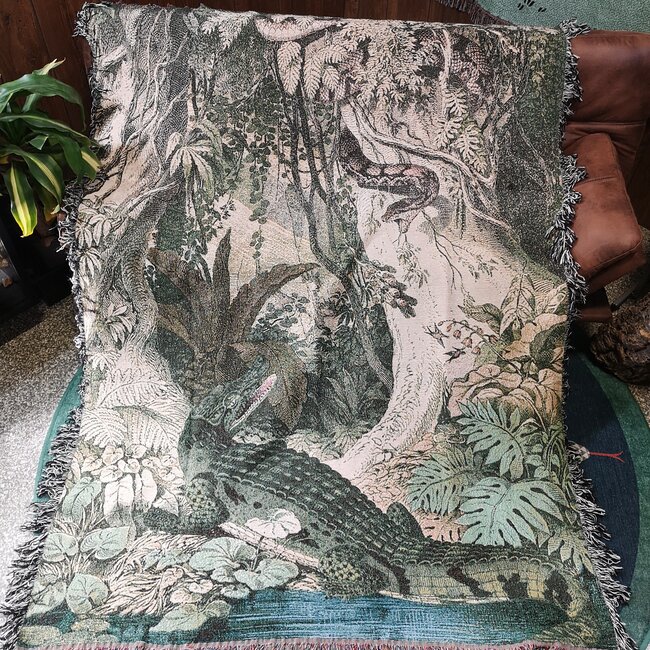 Strike Gently Co Gator Jungle Blanket