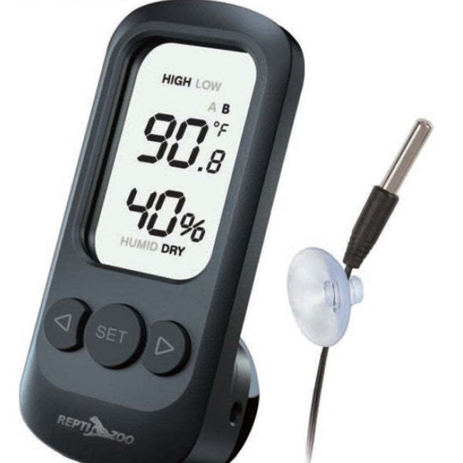 ReptiZoo ReptiZoo Digital Alarm Thermo-Hygrometer w/Probe