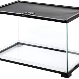 ReptiZoo Mini 20" x 12" x 14"  Terrarium Glass (with cable pass)