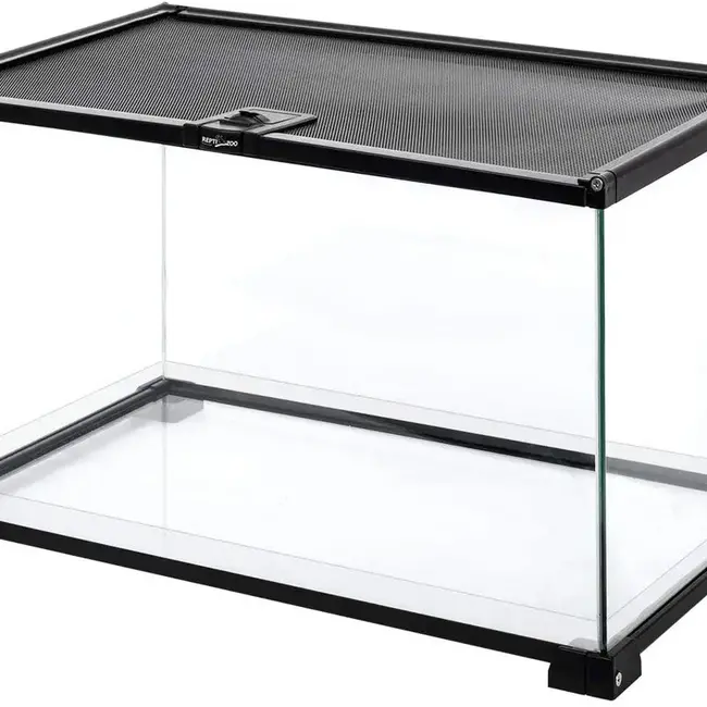 ReptiZoo Mini 20" x 12" x 14"  Terrarium Glass (with cable pass)