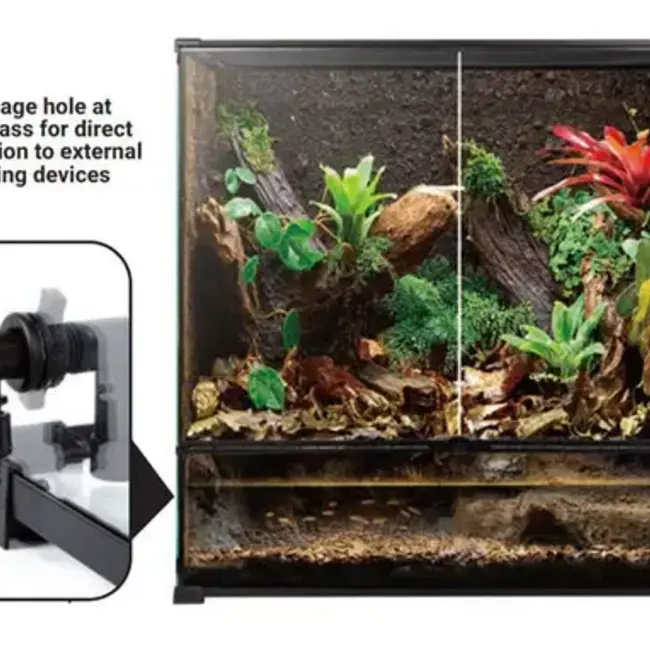 ReptiZoo Paludarium Ultra Clear Glass 24" x 18" x 36"