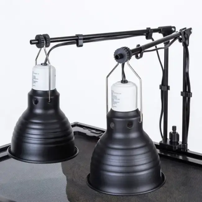 ReptiZoo ReptiZoo Adjustable Dome Lamp Bracket (Supports 2 Domes)