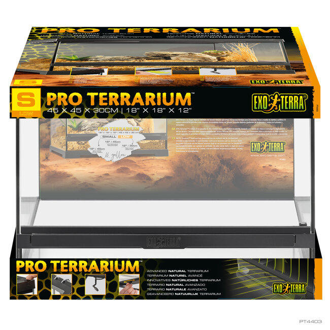 Exo Terra Pro 18x18x12" Small Low Natural Terrarium
