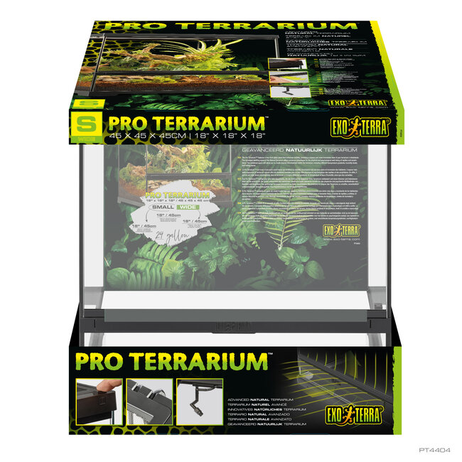 Exo Terra Pro 18x18x18" Small Wide Terrarium