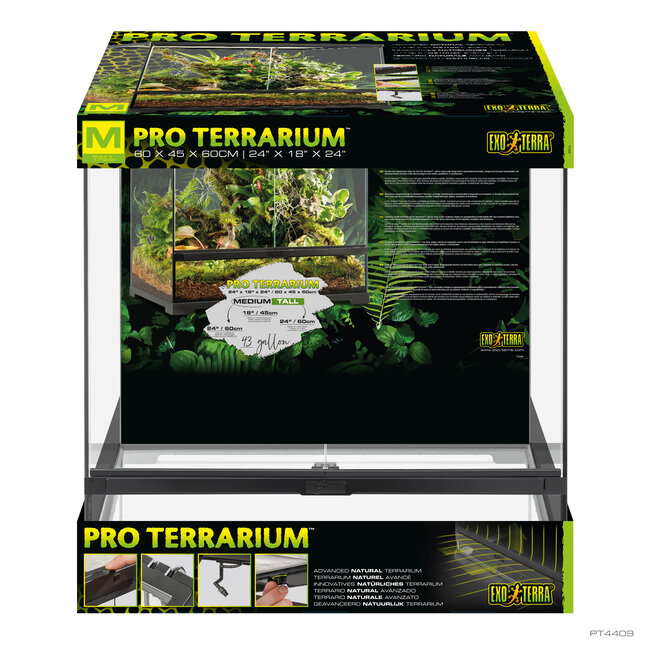 Exo Terra Pro 24x18x24" Medium Tall Terrarium