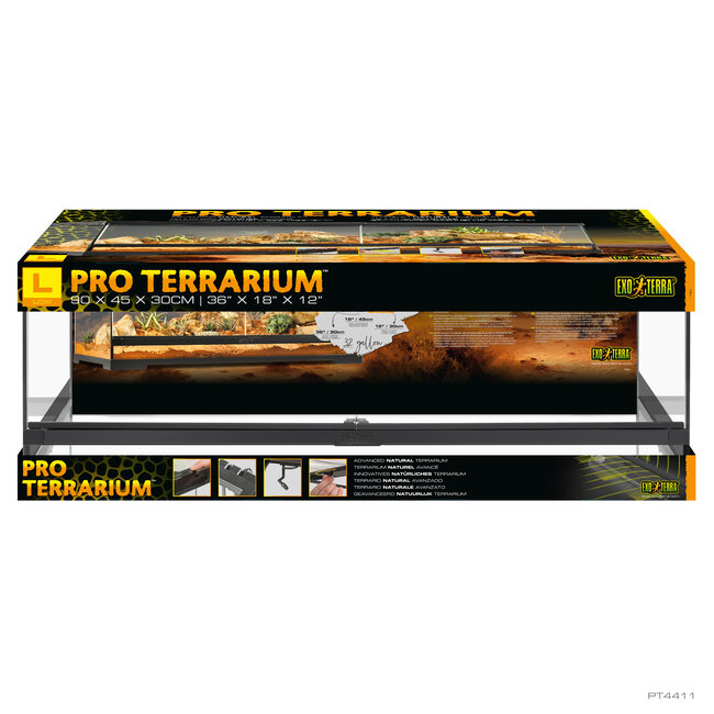 Exo Terra Pro 36x18x12" Large Low Terrarium