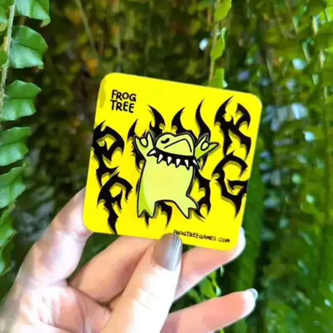 Frog Tree Games PUNK FROG! 1.5" Pin