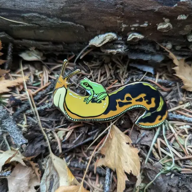 Frog Tree Games Sweet Ride - Slimy Friends Pin 2.4"