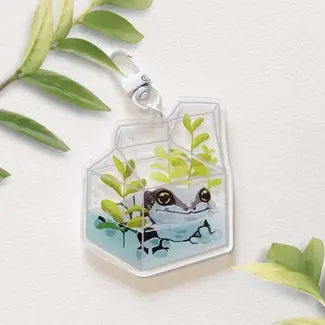 Frog Tree Games Milk Frog 3" Keychain Frog Tree Games