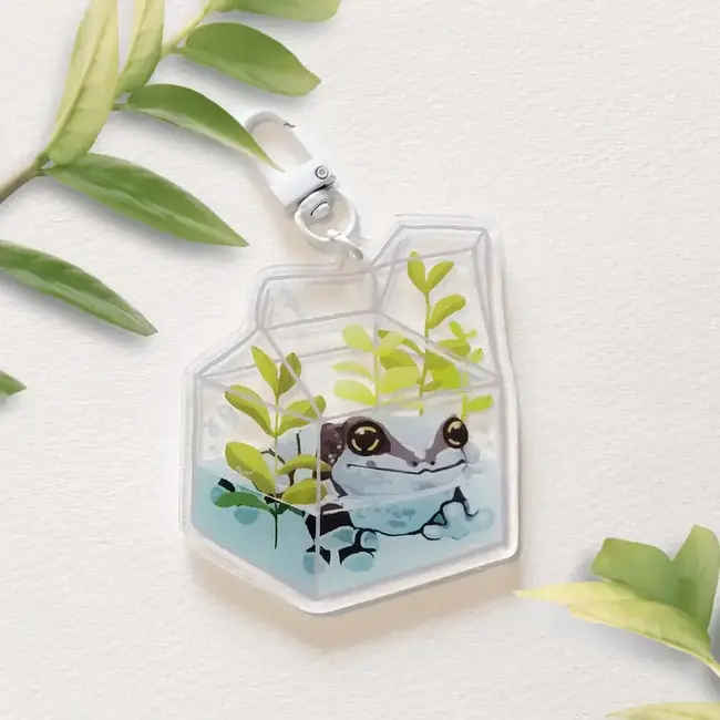 Milk Frog 3" Keychain Frog Tree Games