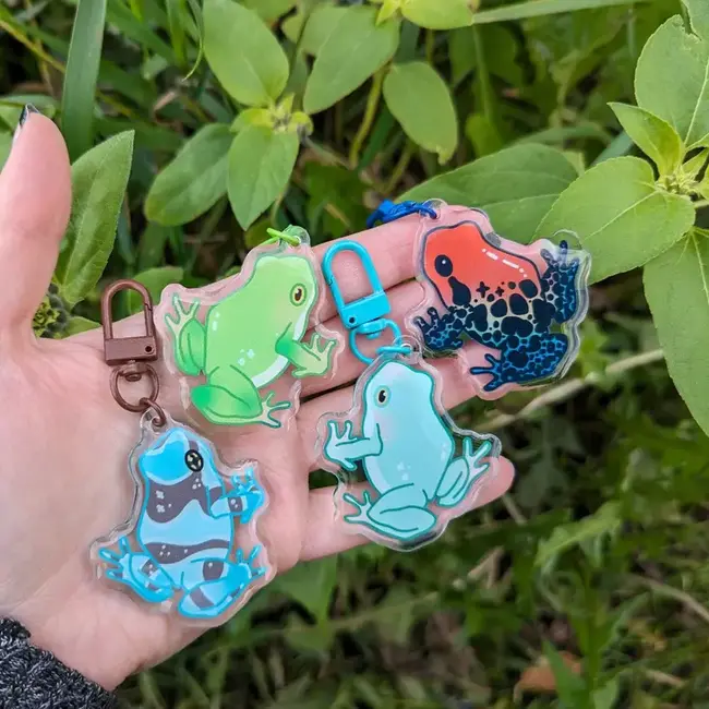 Frog Tree Games Milk Frog 2" Keychain Frog Tree Games