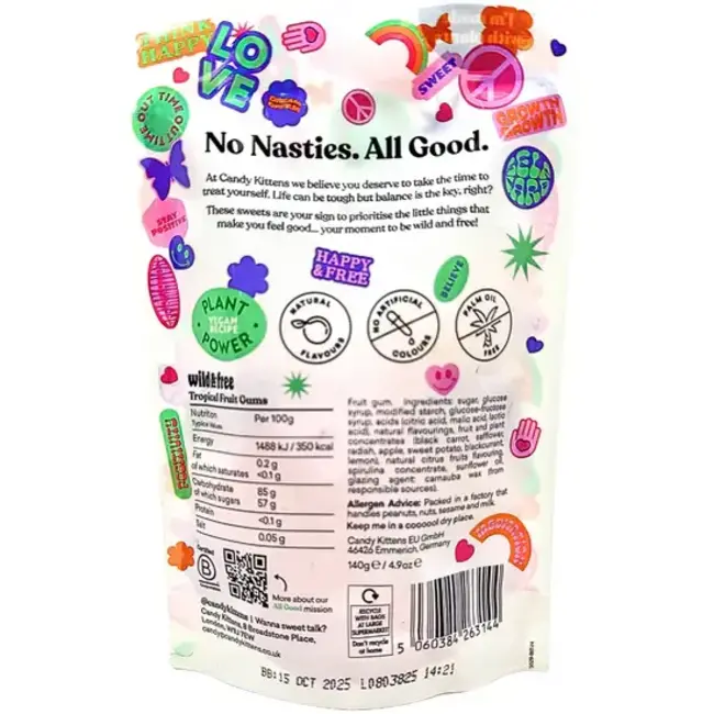Candy Kittens Wild & Free 28g
