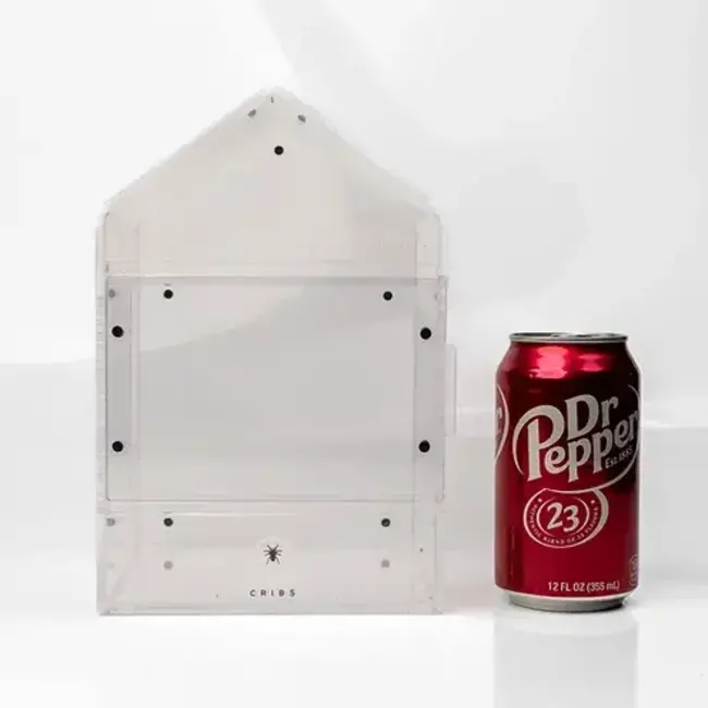 Tarantula Cribs 6"x6"x9" Canopy Sliding Door Enclosure Tarantula Cribs