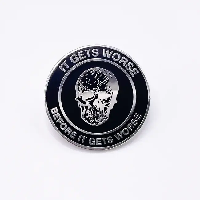 Strike Gently Co Worse Pin (Limited Edition)