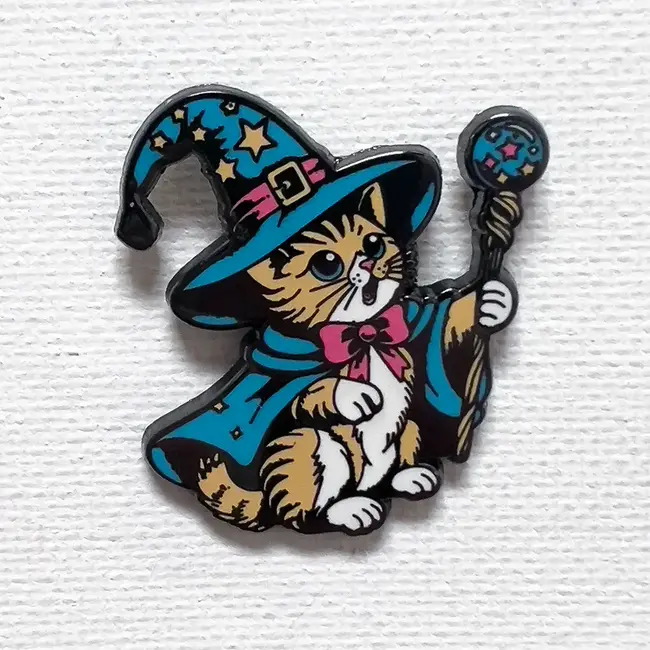 Strike Gently Co Mage Cat Pin