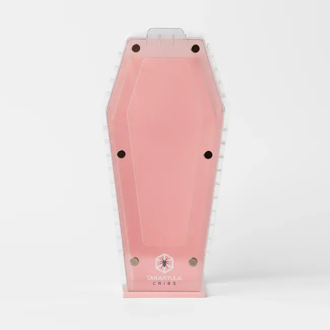 Tarantula Cribs Pink Mini Coffin 3" x 3" x 6" Tarantula Cribs