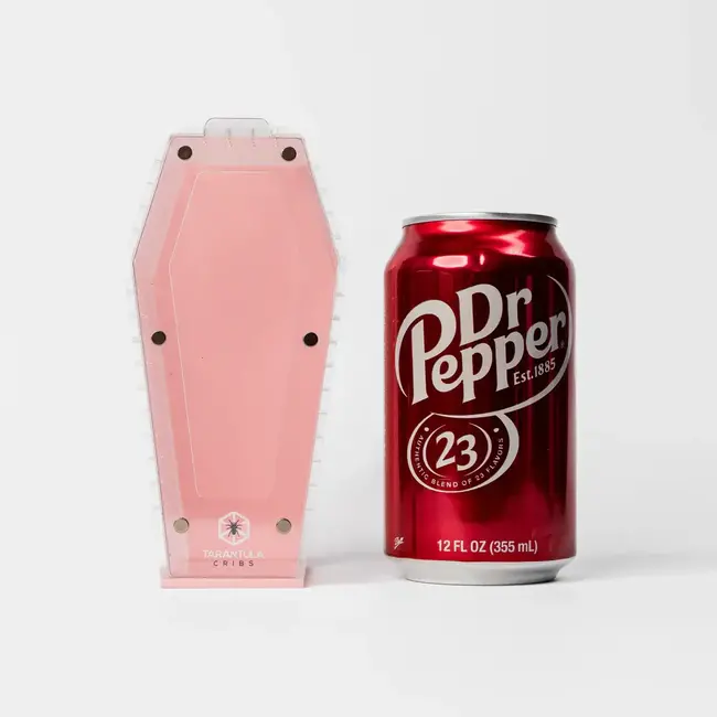 Pink Mini Coffin 3" x 3" x 6" Tarantula Cribs