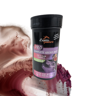 Exotic Feeders Crested Gecko Diet, Fig Plum  100g (3.52oz)