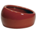 Slanted Worm or Water Dish Large Terracotta 120 mL