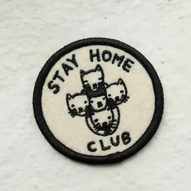Stay Home Club SHC Logo - Felt Sticky Patch