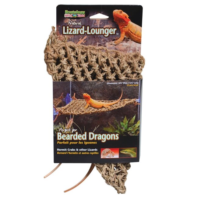 Penn Plax Natural Lizard Lounger - Corner - Small 29x7-Inch