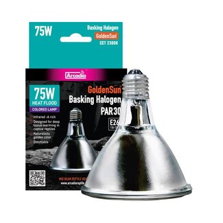 Arcadia Arcadia Golden Sun Basking Halogen Lamp - 75W