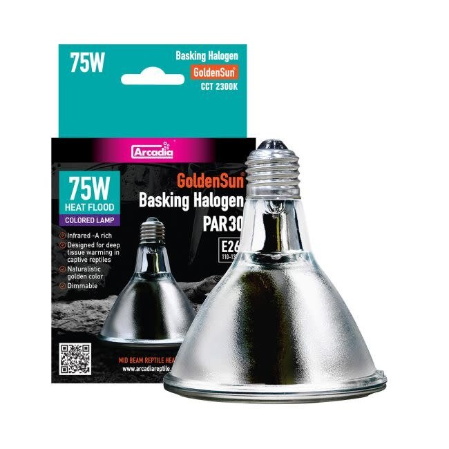 Arcadia Arcadia Golden Sun Basking Halogen Lamp - 75W