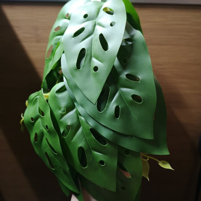 Mini Monstera Suction Fake Plant Bunch
