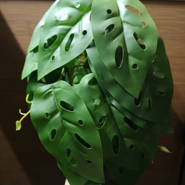 Mini Monstera Suction Fake Plant Bunch