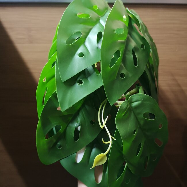 Mini Monstera Suction Fake Plant Bunch
