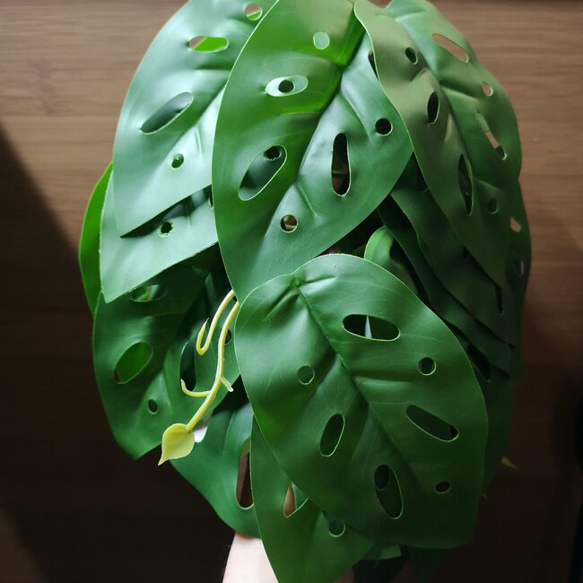 Mini Monstera Suction Fake Plant Bunch