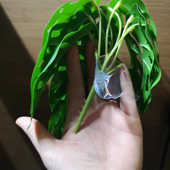 Mini Monstera Suction Fake Plant Bunch