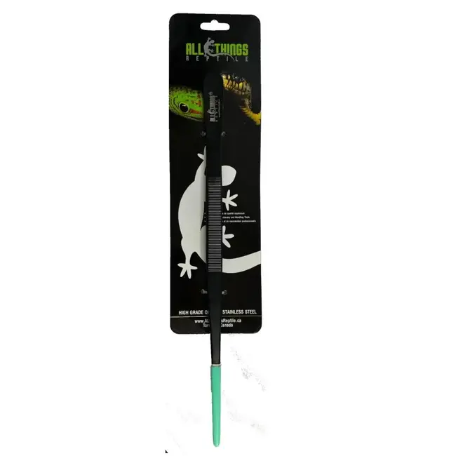 All Things Reptile ATR 16" Tweezer Rubber Tipped Tongs