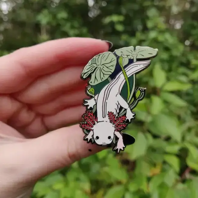 Frog Tree Games Axolotl 2" Enamel Pin Frog Tree Games