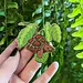 Frog Tree Games Red Footed Tortoise - Herpetoflora ii Enamel 2.5" Pin Frog Tree Games